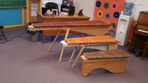 Three marimbas